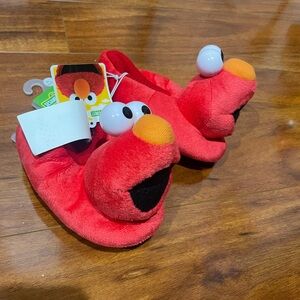 Sesame Street Elmo Red Plush Footwear